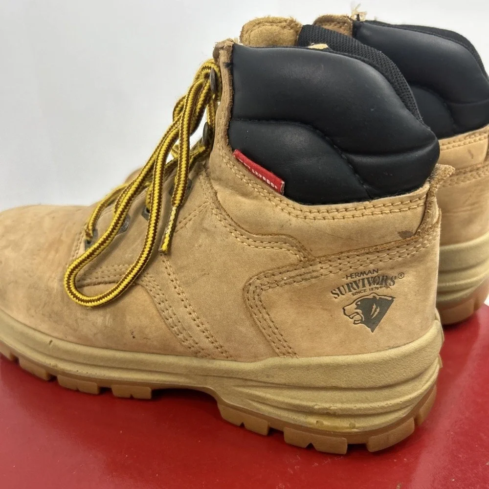 Herman Survivors Mens Wheat Tan‎ Work Boots ASTM F2413-18 MNHS49DP002 Size 6W
